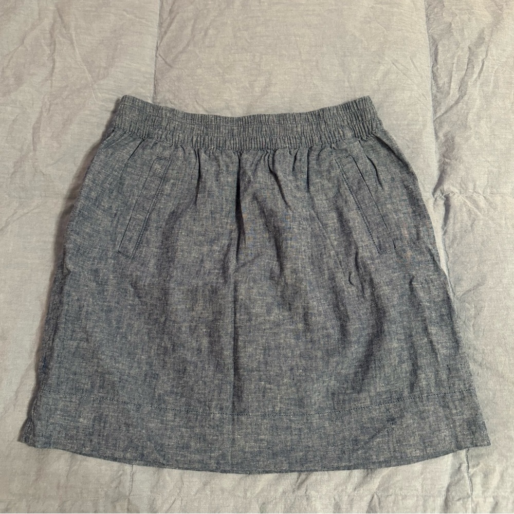 NWT Loft chambray skirt